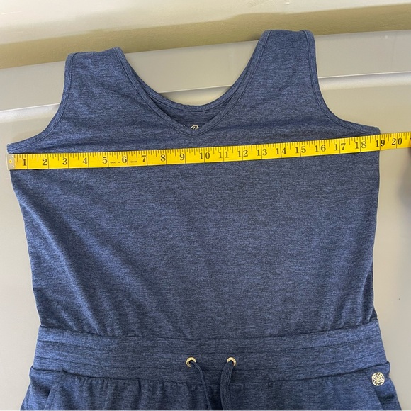 Lilly Pulitzer Women’s Large Sleeveless Maisie Upf 50+ Jumpsuit Heather Blue - Picture 9 of 16